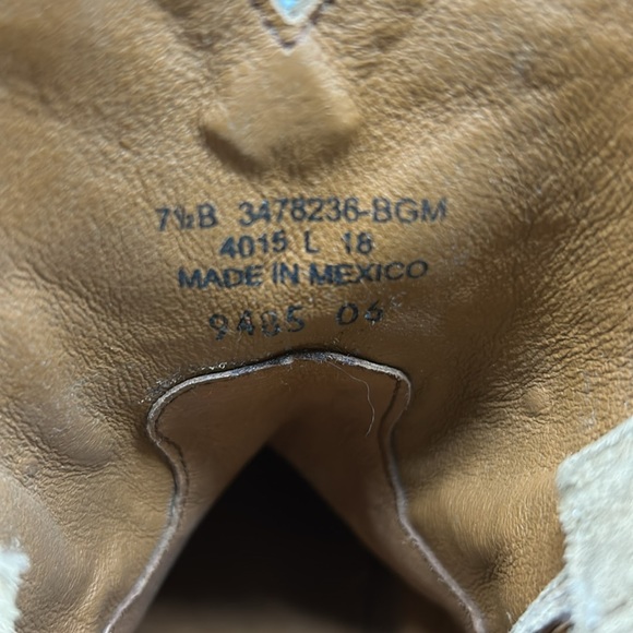 FRYE | BILLY STUD WESTERN BOOTS like new 7.5 - Picture 9 of 12